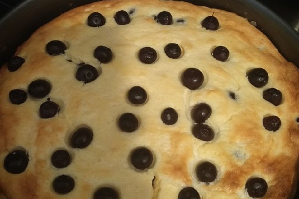 Käsekuchen mit Blaubeeren