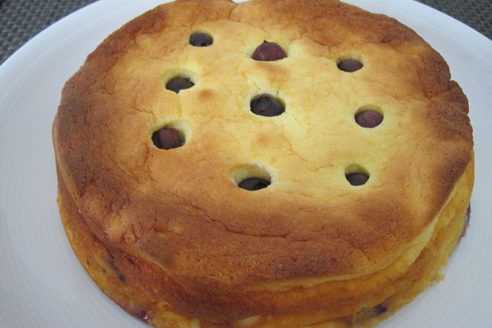 Käsekuchen mit Blaubeeren