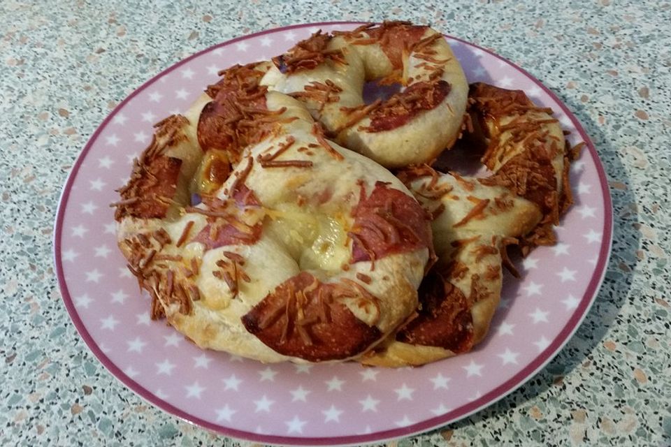 Pizza-Brezel