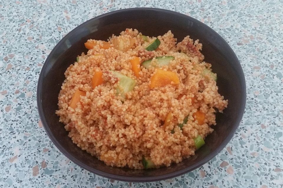 Roter Couscous - Salat