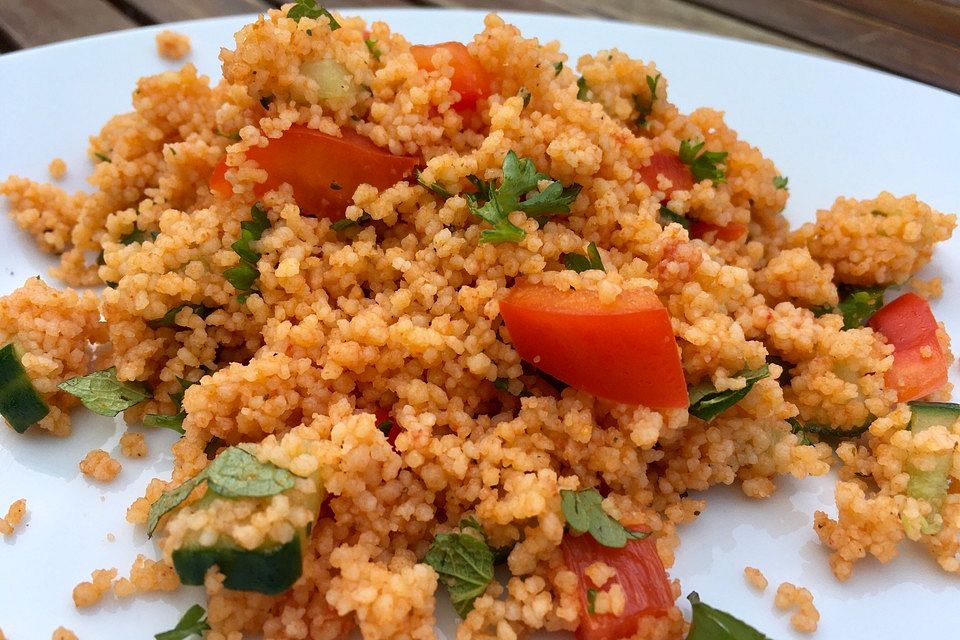 Roter Couscous - Salat