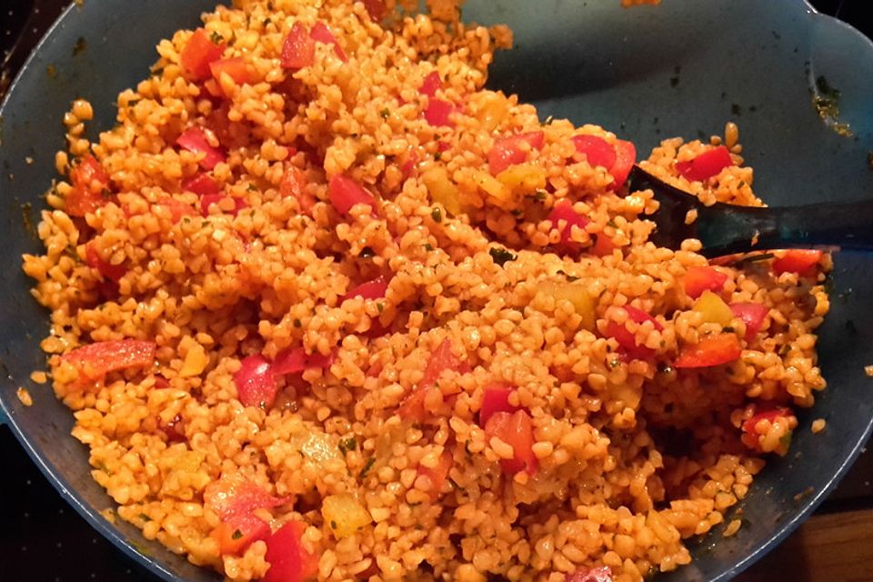 Roter Couscous - Salat