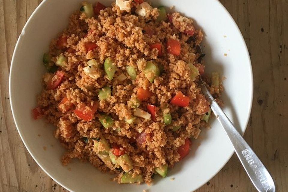 Roter Couscous - Salat