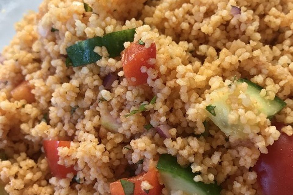 Roter Couscous - Salat