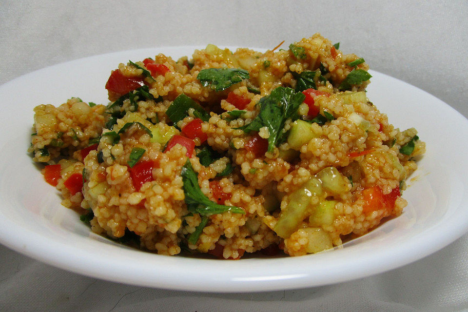 Roter Couscous - Salat