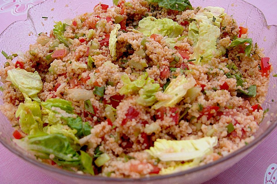 Roter Couscous - Salat