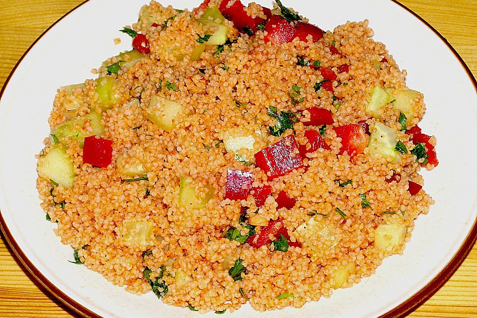 Roter Couscous - Salat