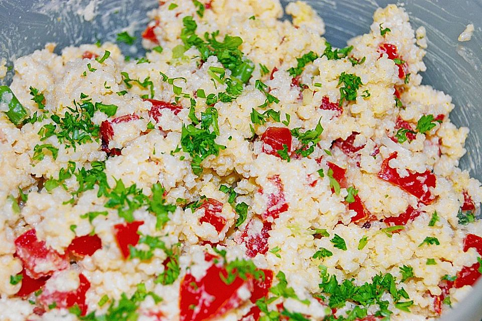 Roter Couscous - Salat