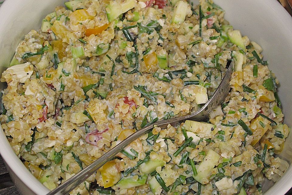 Roter Couscous - Salat