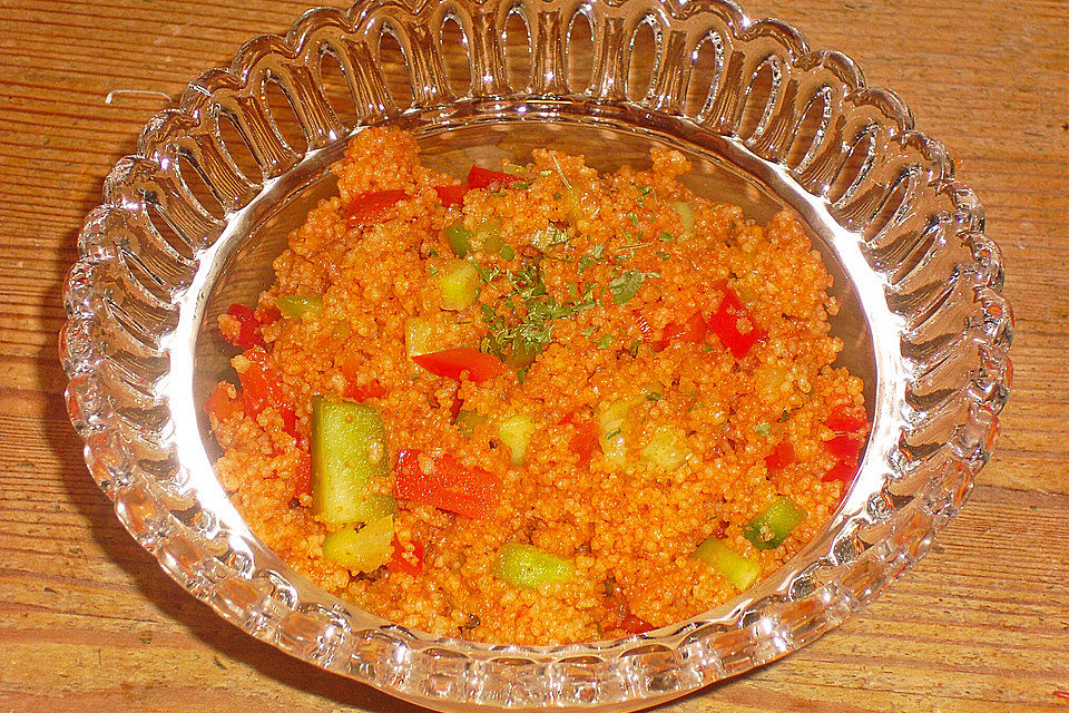 Roter Couscous - Salat