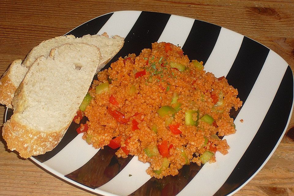 Roter Couscous - Salat