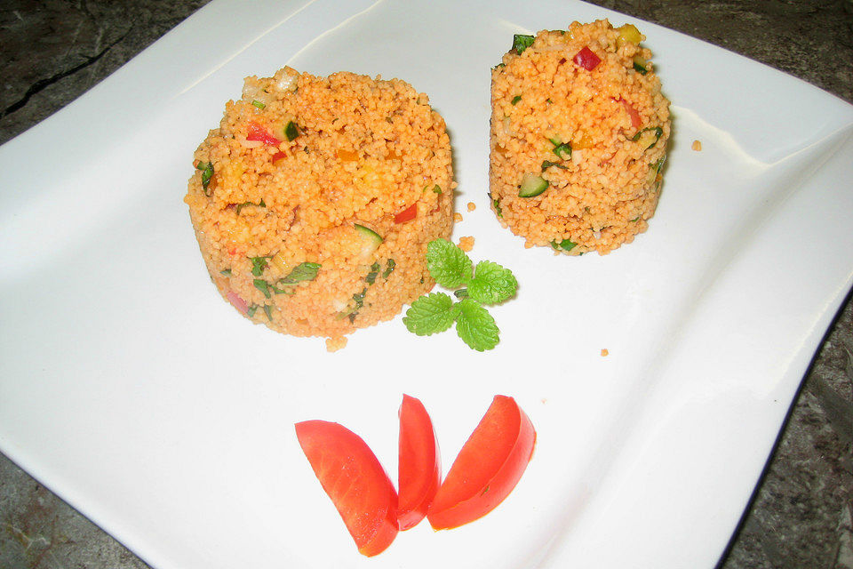 Roter Couscous - Salat