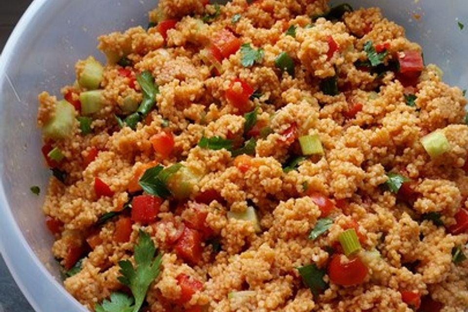 Roter Couscous - Salat