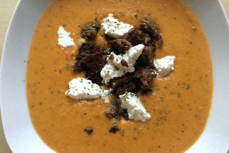 Kokos-Linsen-Suppe