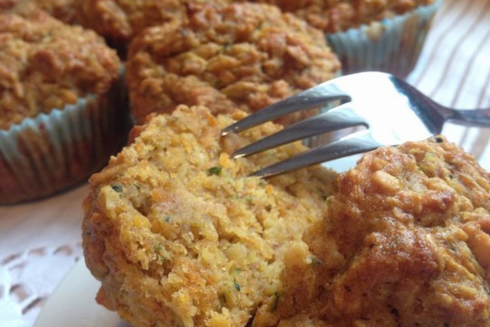 Zucchini-Möhren-Muffins