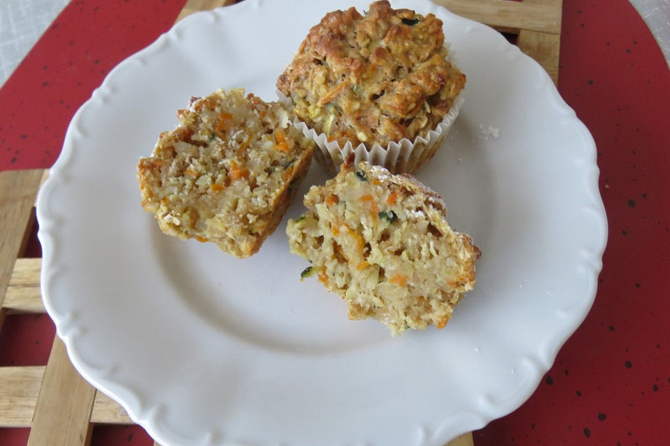 Zucchini-Möhren-Muffins