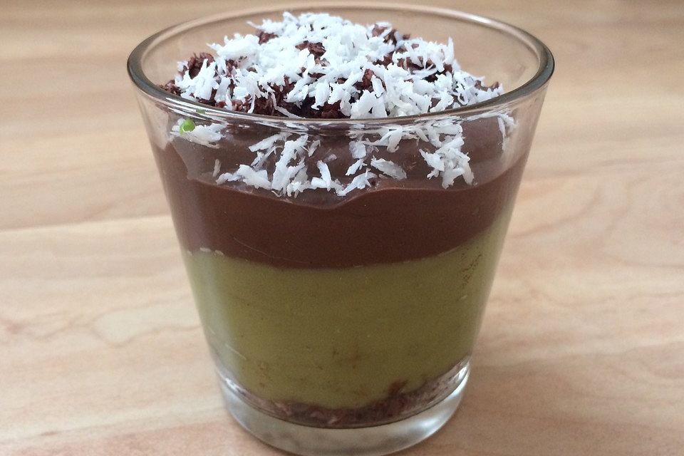 Avocado-Schoko-Creme/Mousse