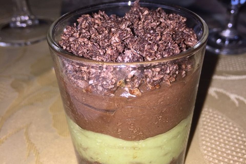 Avocado-Schoko-Creme/Mousse