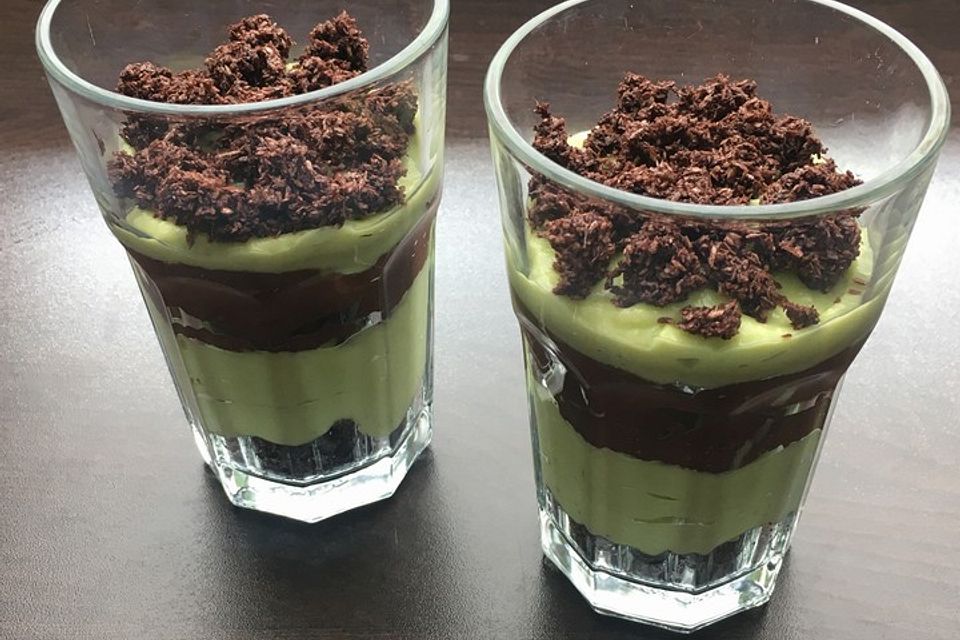 Avocado-Schoko-Creme/Mousse