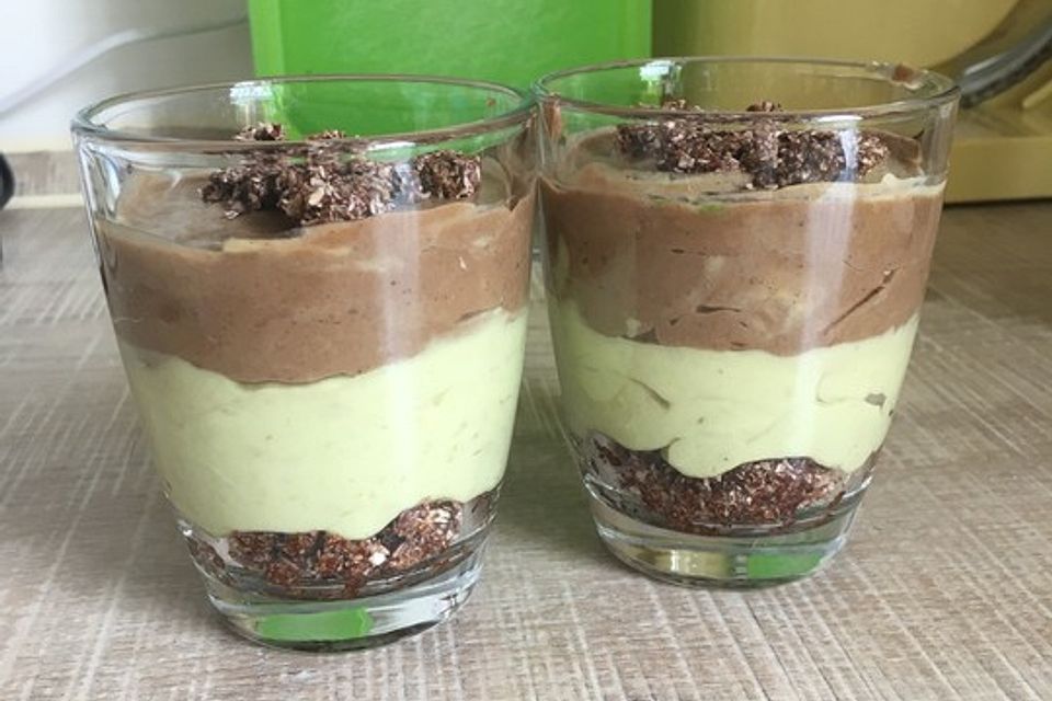 Avocado-Schoko-Creme/Mousse