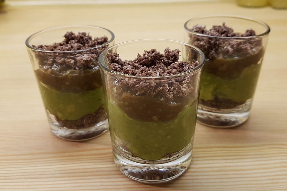 Avocado-Schoko-Creme/Mousse