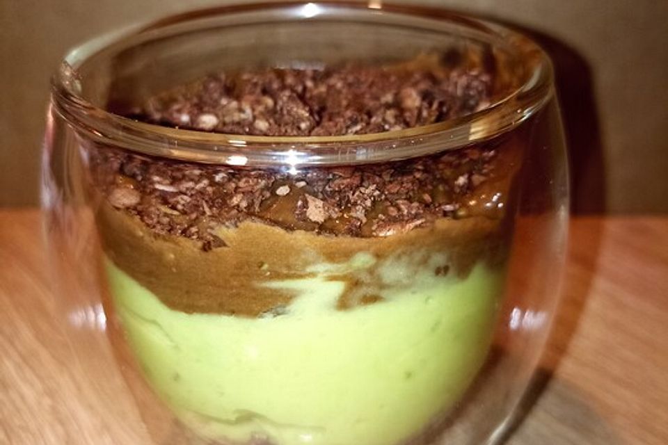 Avocado-Schoko-Creme/Mousse