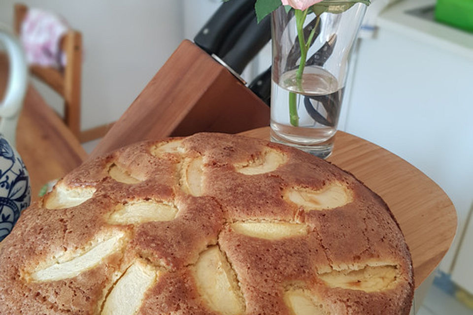 Versunkener Apfelkuchen