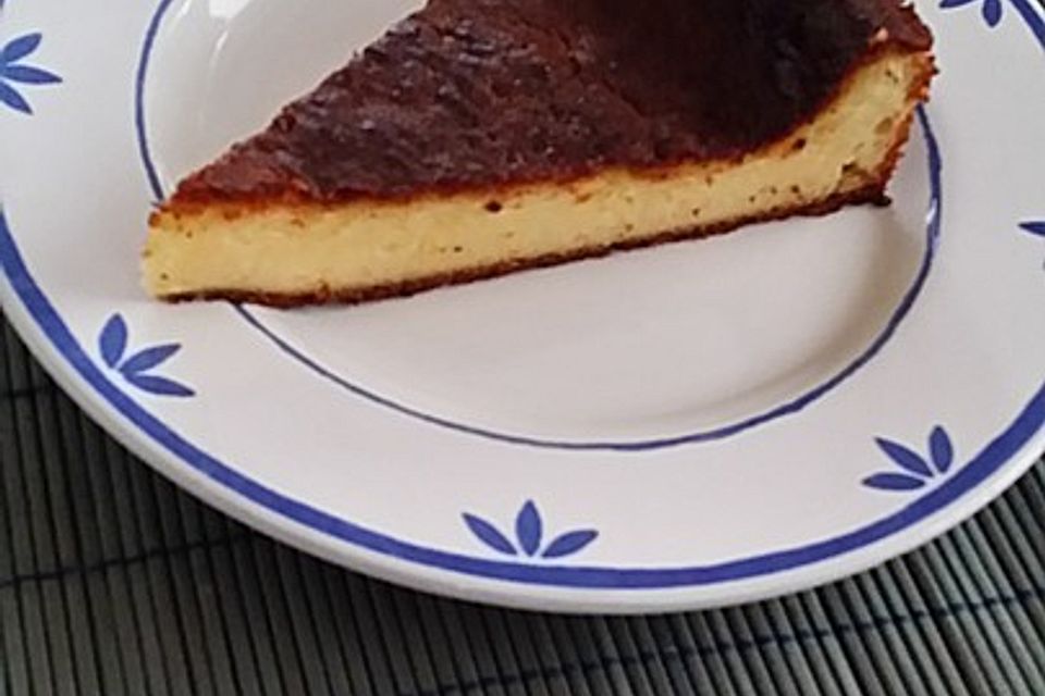 Käsekuchen ohne Boden