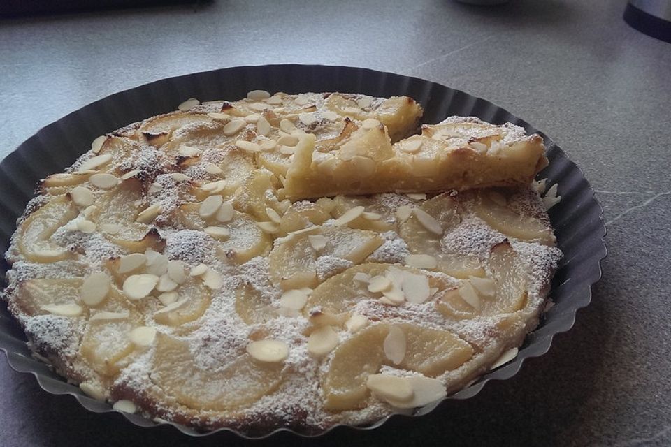 Birnen-Mandel-Tarte