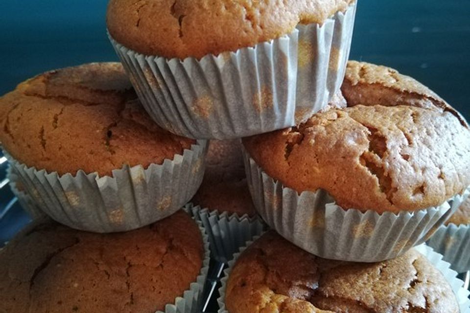 Köstliche Kürbismuffins mit Kürbispüree