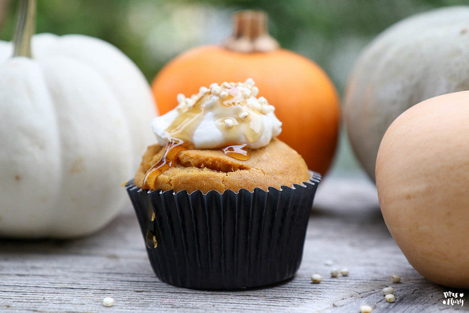 Köstliche Kürbismuffins mit Kürbispüree