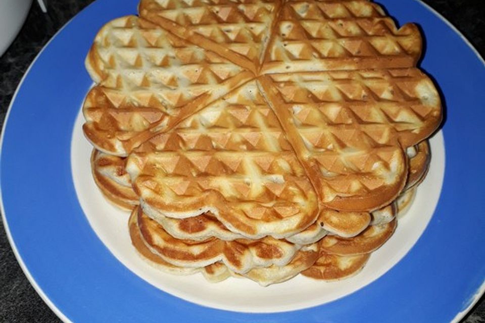 Schmandwaffeln, einfach und lecker