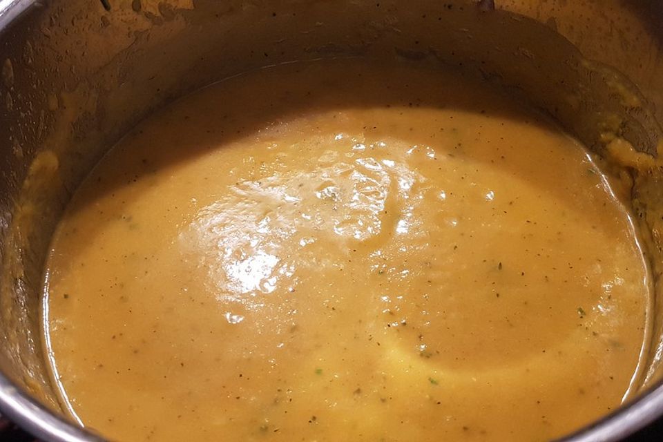 Vegane Kürbissuppe