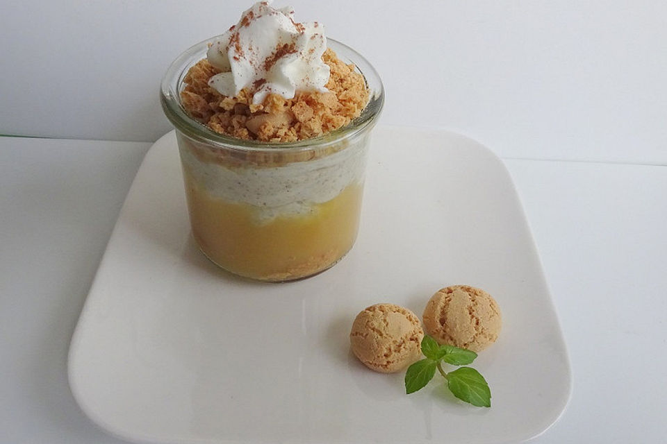 Apfelmus-Mascarpone-Creme