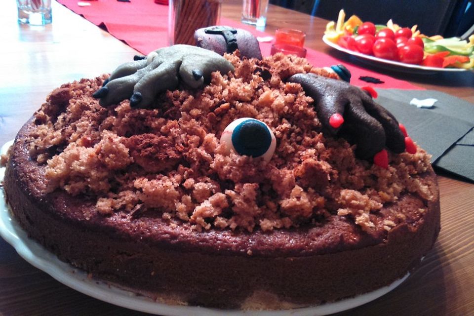 Maulwurftorte Halloweenstyle