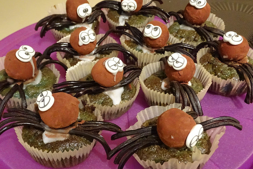 Gruselige Halloween Muffins