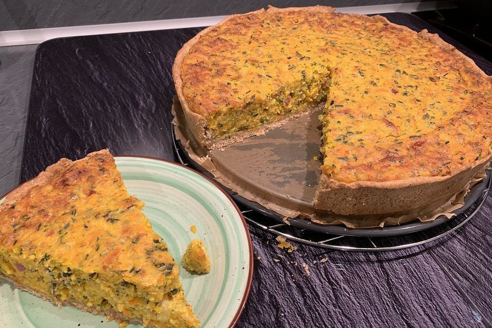 Dinkel-Kürbisquiche