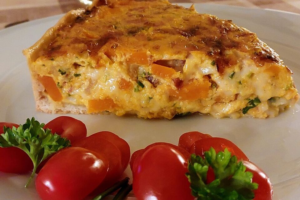 Dinkel-Kürbisquiche