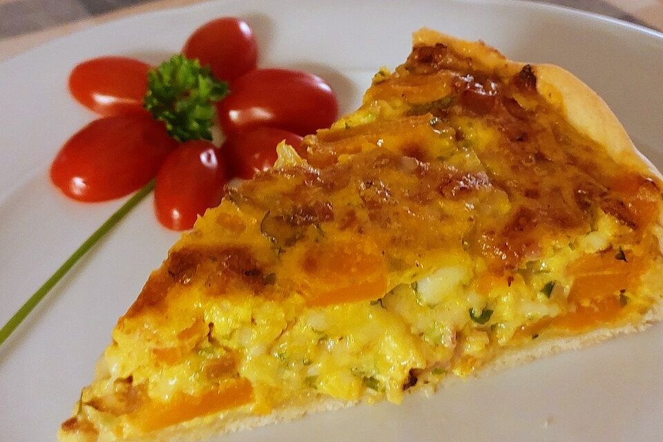 Dinkel-Kürbisquiche