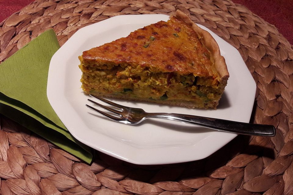 Dinkel-Kürbisquiche