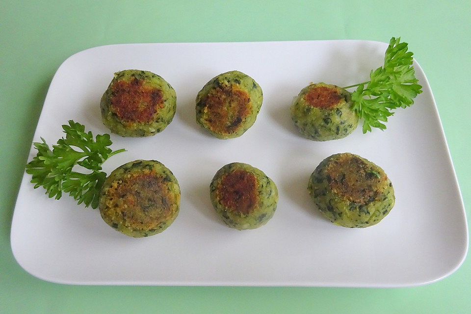 Kartoffel-Spinat-Knödel