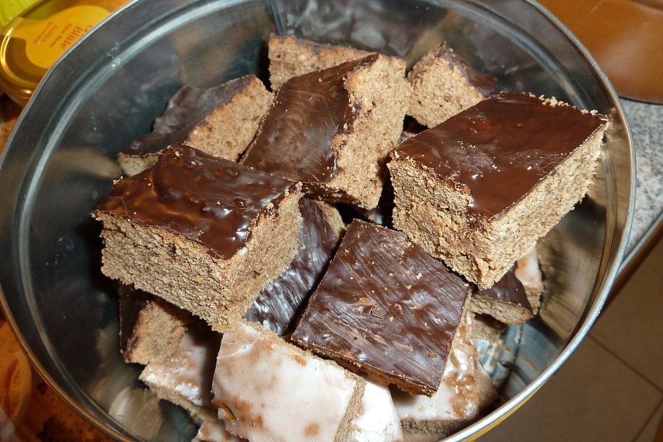 Honig-Lebkuchen vom Blech