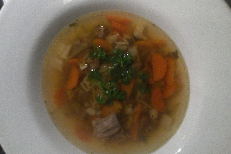 Rindfleischsuppe