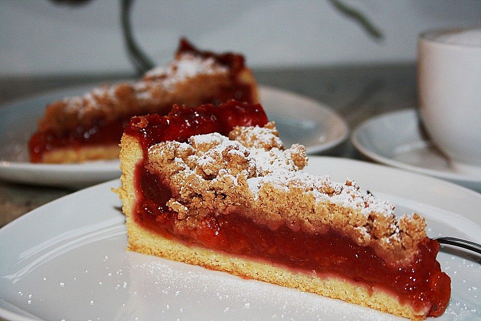 Pflaumenkuchen - mit Streuseln