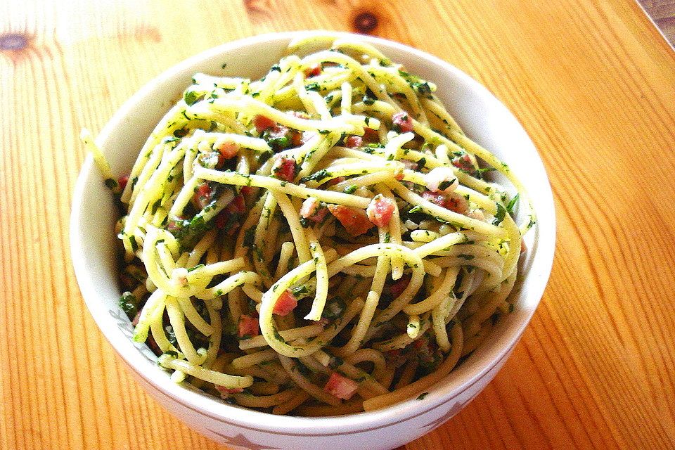 Spinat-Spaghetti