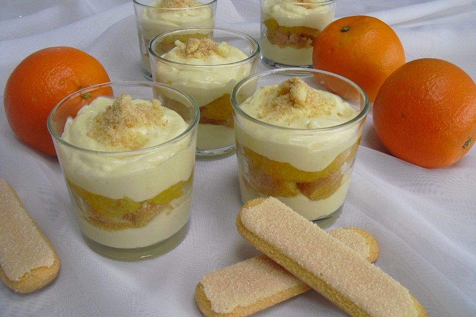 Orangentraum - frisch-fruchtiges Dessert