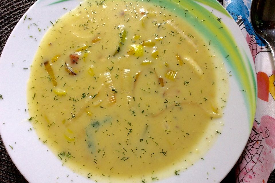 Kartoffel-Lauch-Suppe