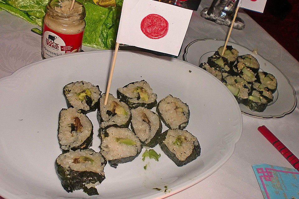 Gerollte Sushi (Makizushi)