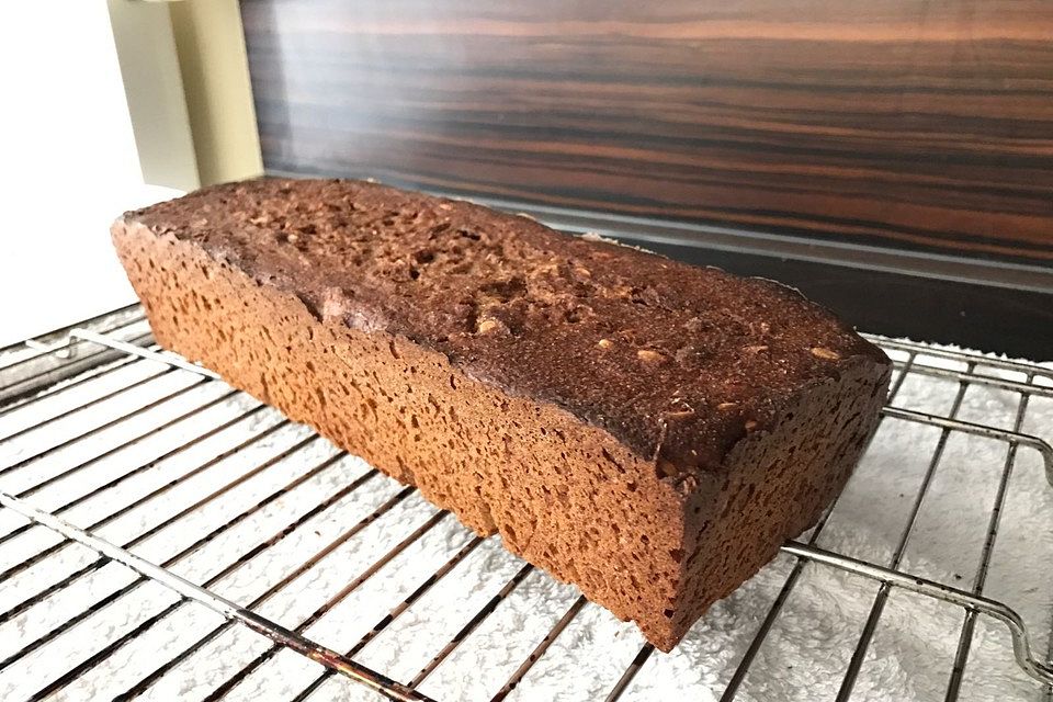 Roggenvollkornbrot mit Sauerteig