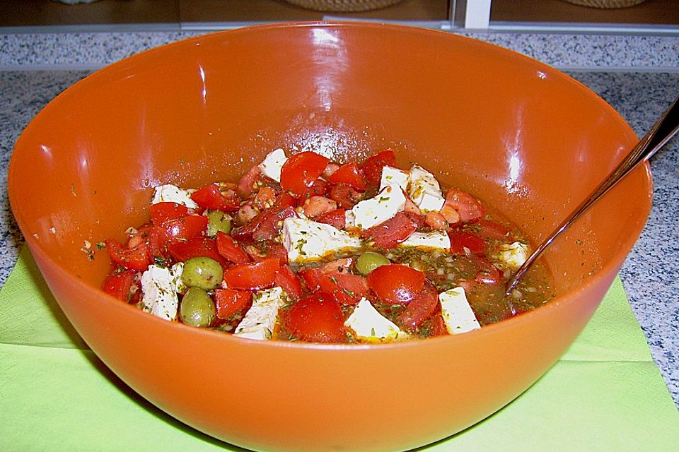 Käse - Tomaten Salat